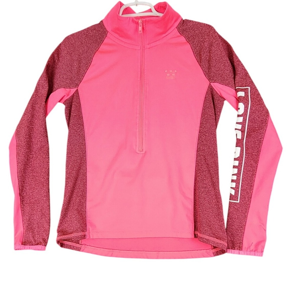 PINK Victoria's Secret Ultimate Pullover 1/4 Zip Long Sleeve Top
